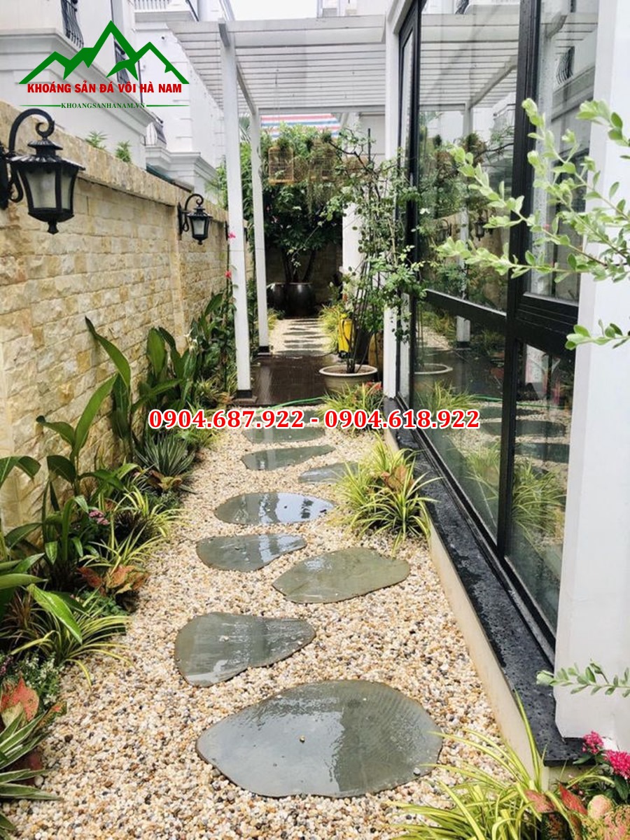 Đá bước dạo rải sân vườn