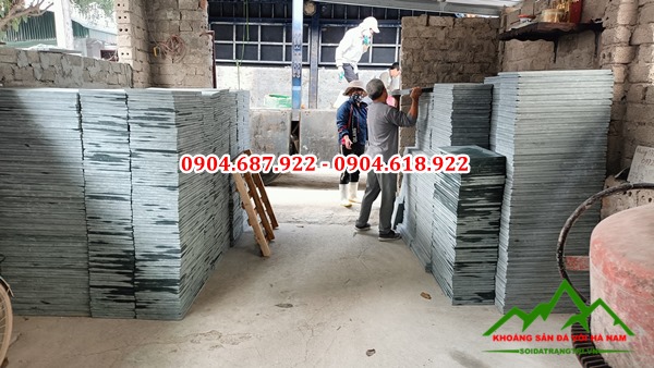 Địa chỉ cung cấp đá xanh rêu mài tại Hà nội