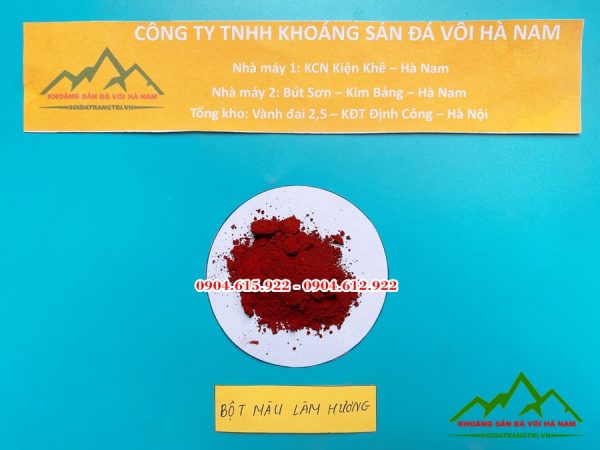 Bột màu oxit sắt đỏ nâu23