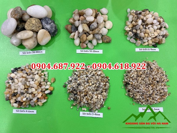 Phân phối sỏi biển