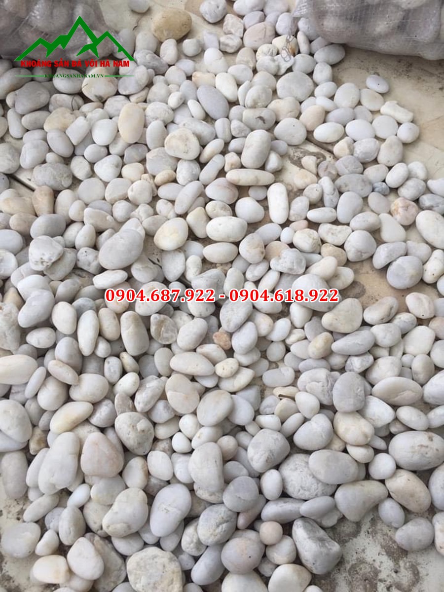 sỏi biển trắng