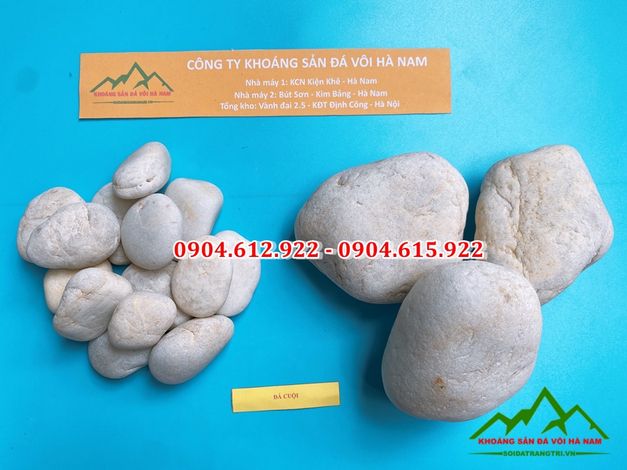 sỏi cuội trắng