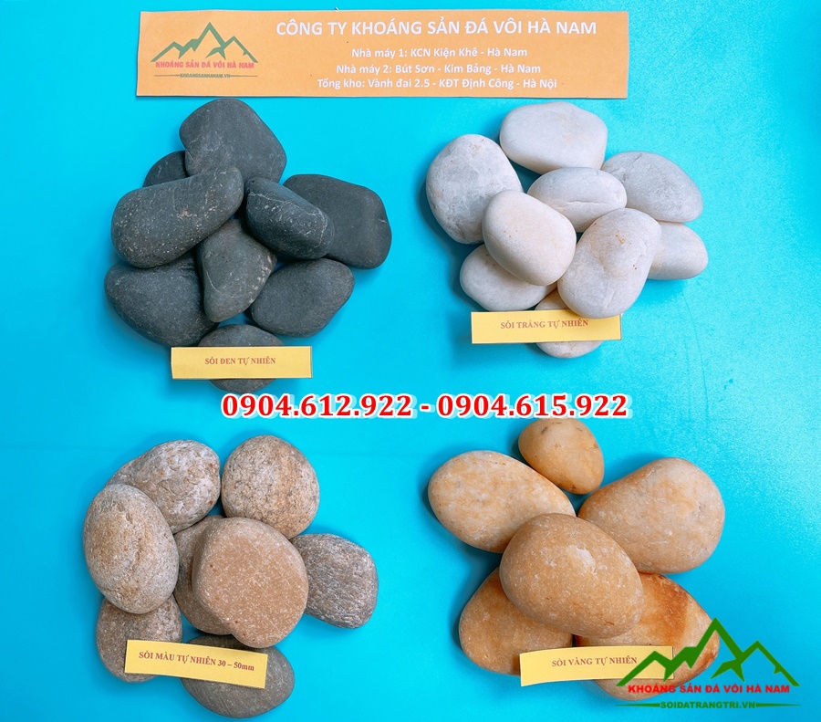 các loại sỏi tự nhiên
