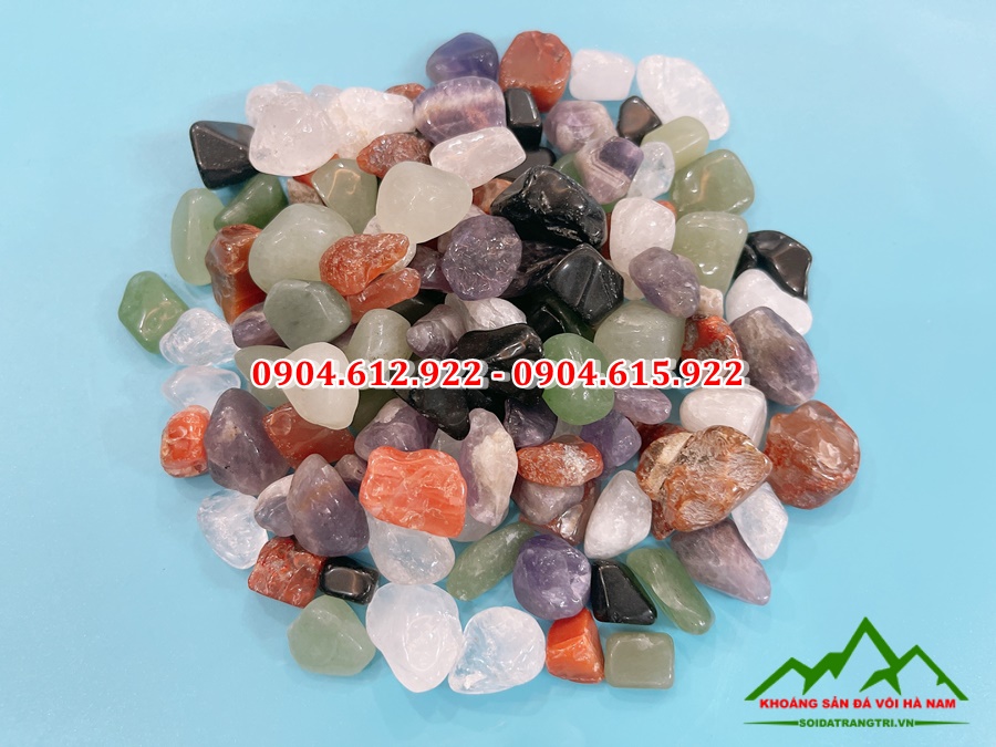 báo giá đá thạch anh vụn ngũ sắc