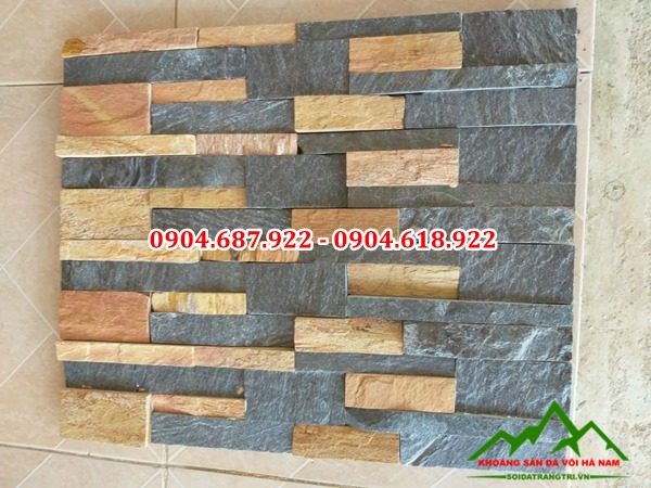 Đá ghép 2 màu vàng đen