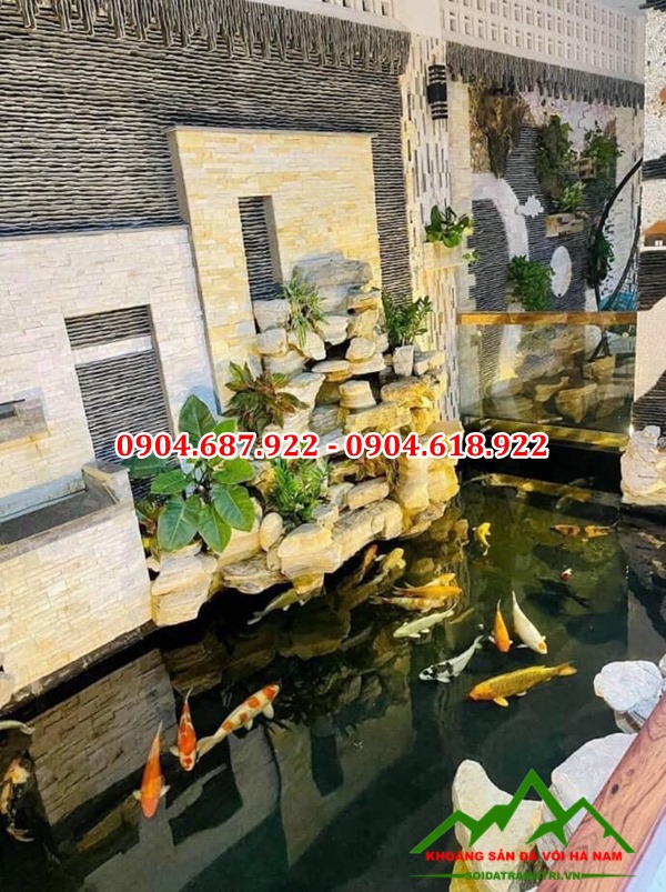 Đá bóc trang trí tiểu cảng