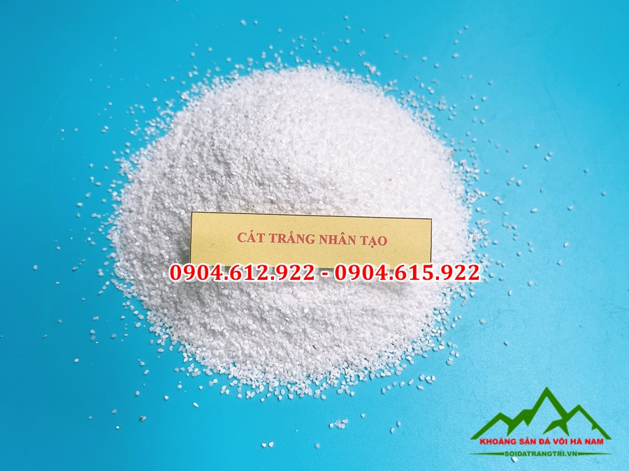 cát trắng nhân tạo sử dụng để làm gì