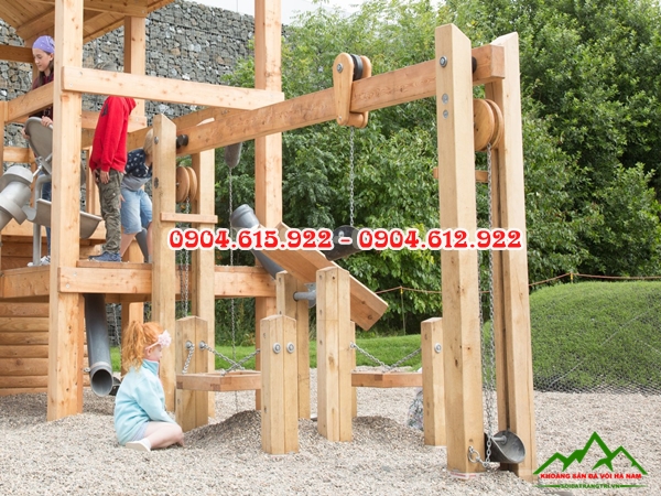 sân chơi bằng cát cho bé - DVHN