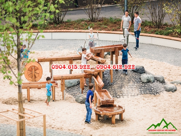 sân chơi bằng cát cho bé - DVHN5