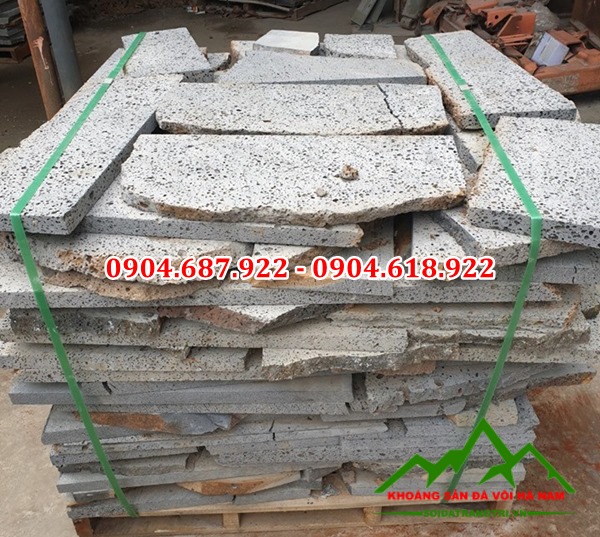 đá rối ong xám ốp tường