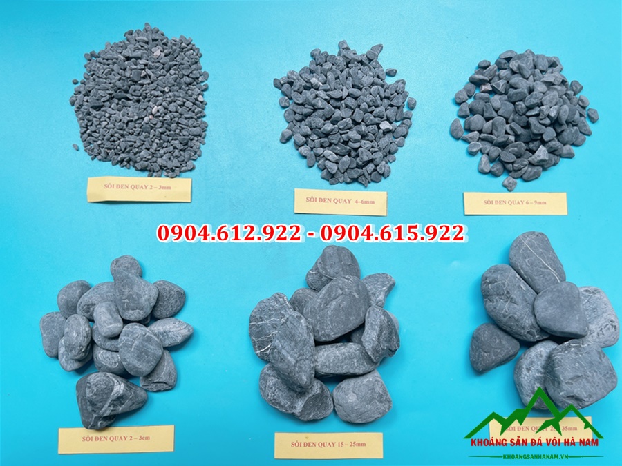 địa chỉ bán sỏi đen quay