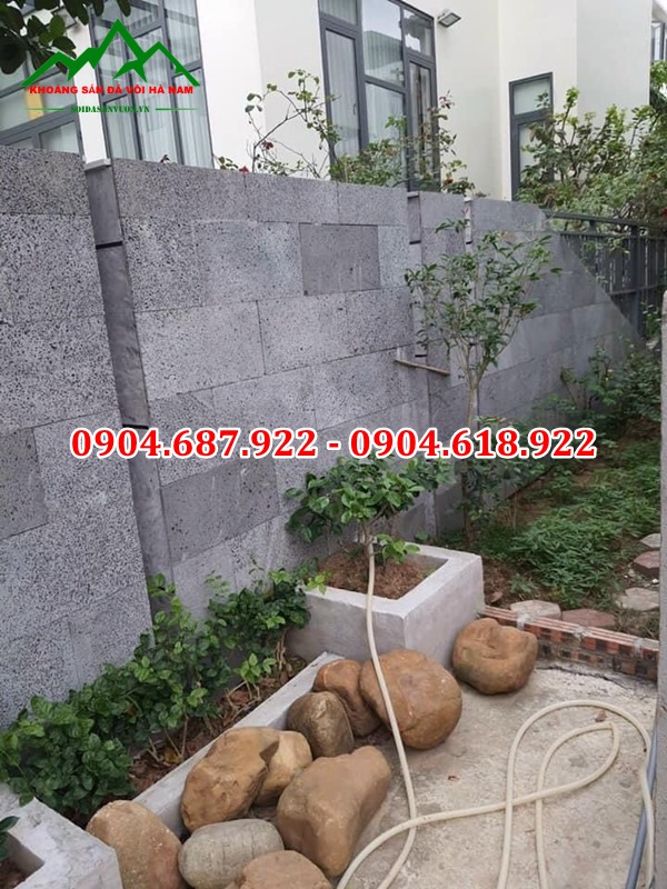 Đá ong xám ốp tường