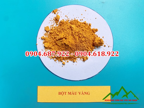 cung cấp bột màu oxit sắt vàng