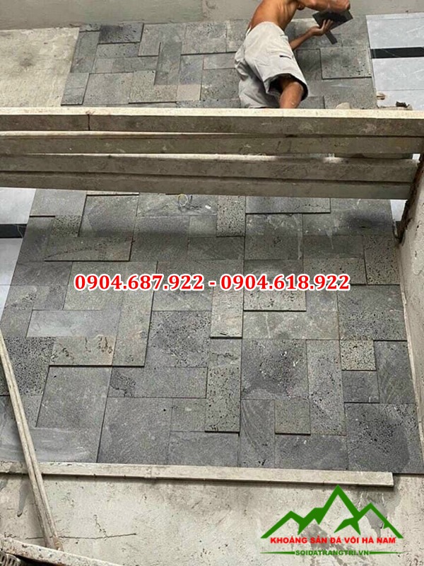 bán đá ghép ong xám ốp tường