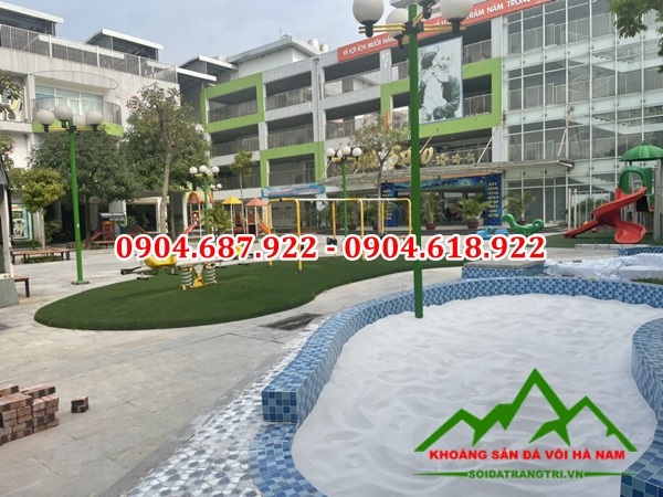 cung cấp cát trắng sân chơi tại Hà Nội