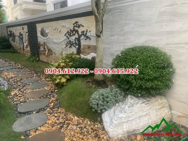 báo giá sỏi trang trí biệt thự