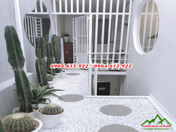 Sỏi trang trí quán coffee - SĐSVMB