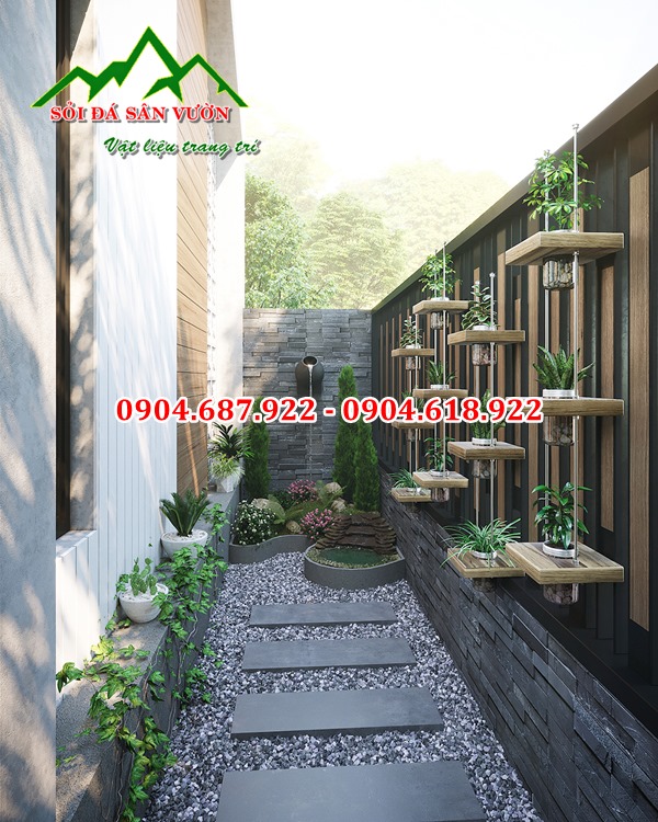 cung cấp sỏi đá trang trí sân vườn