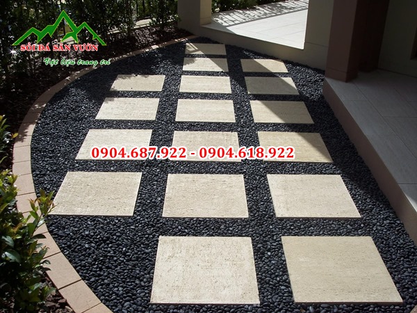 cung cấp sỏi đá rải lối đi