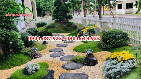 bán sỏi đá trang trí vườn nhật