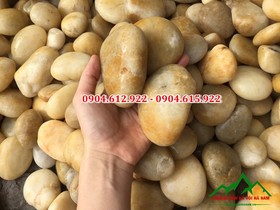 sỏi cuội vàng tự nhiên