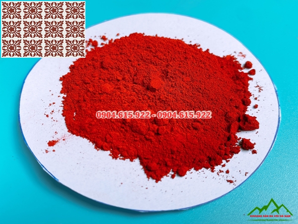 Bột màu đỏ sản xuất gạch Hà Nội