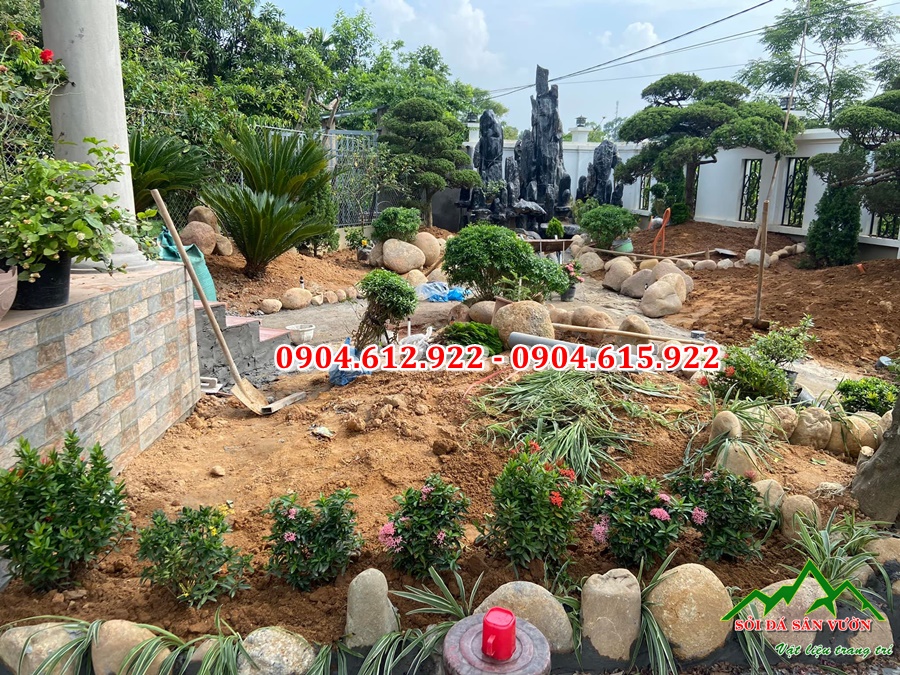 sỏi cuội tự nhiên to