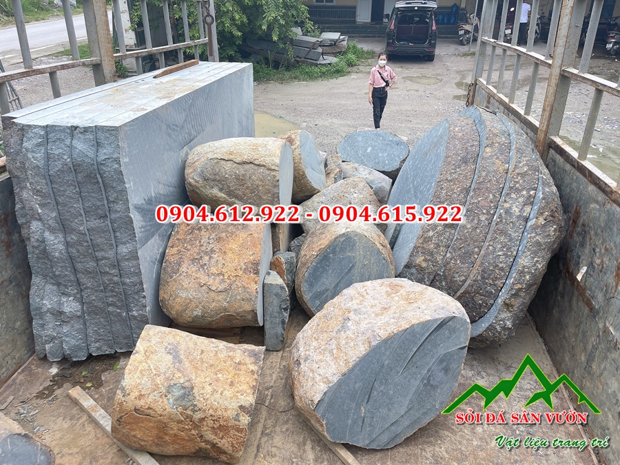 báo giá bàn ghế đá cuội tự nhiên