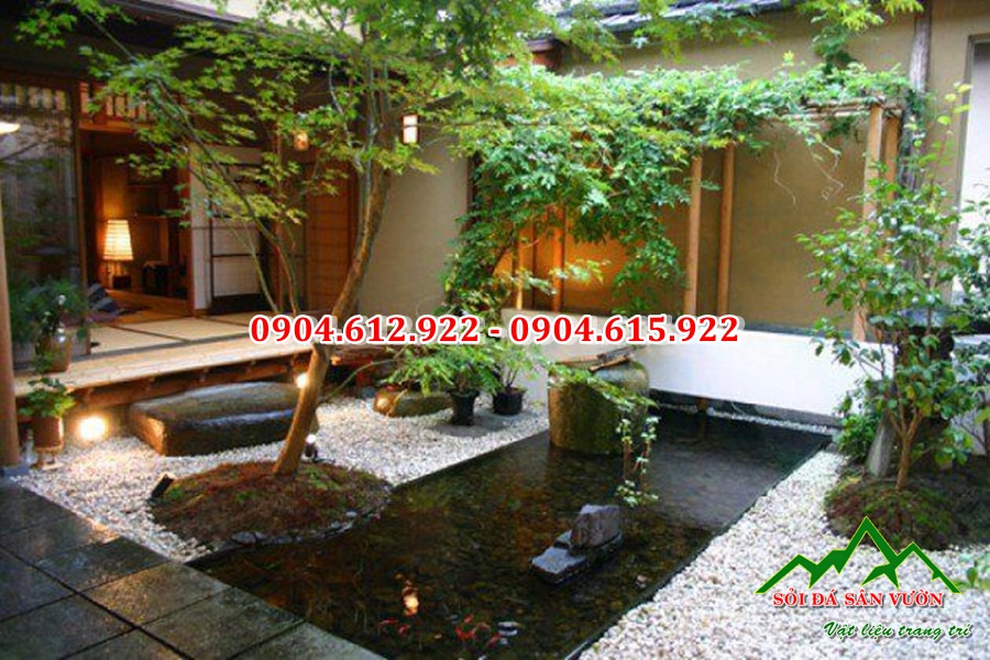 bao nhiêu tiền 1kg sỏi trang tri quán cafe đẹp