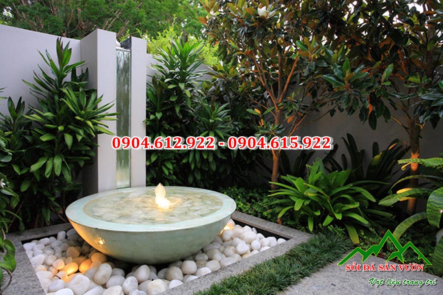 lưu ý khi sử dụng sỏi trang trí tiểu cảnh