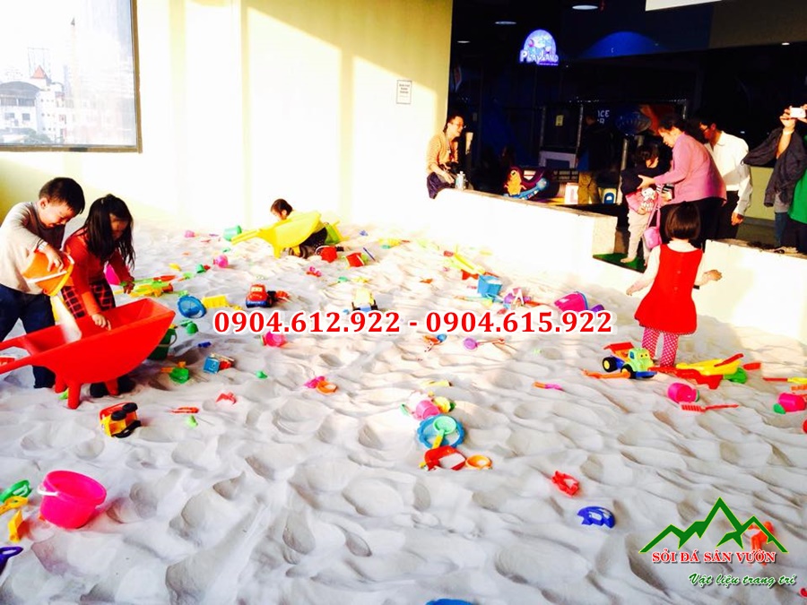 báo giá cát trắng cho trẻ em chơi