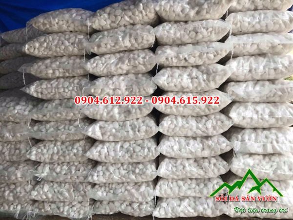 kho sỏi trắng trang trí