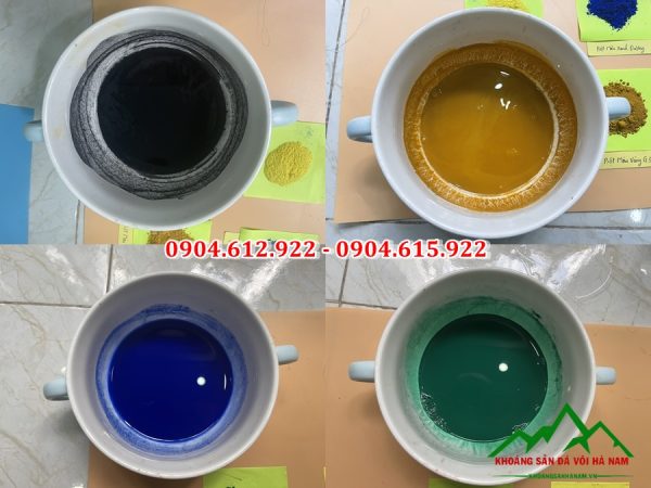 báo giá bột màu oxit sắt