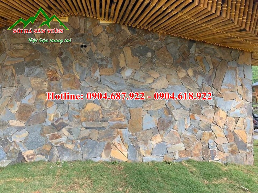 Đá rối ốp tường bao trang trí