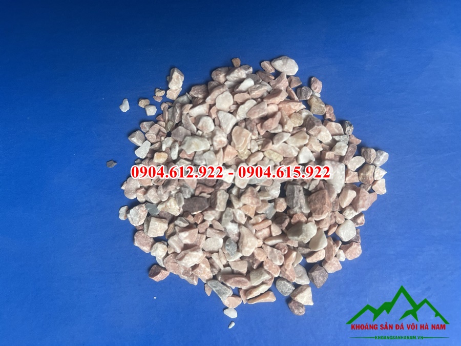 đá hạt hồng cho sản xuất gạch terrazzo