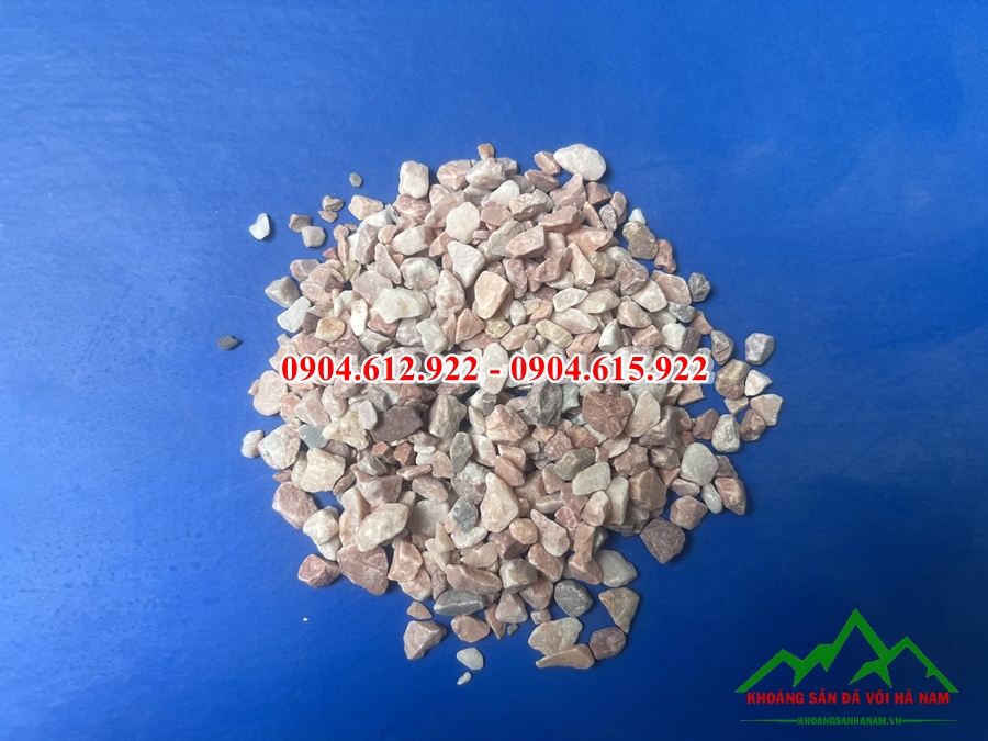 đá hạt hồng cho sản xuất gạch terrazzo