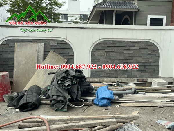 đá ong xám 3D trang trí