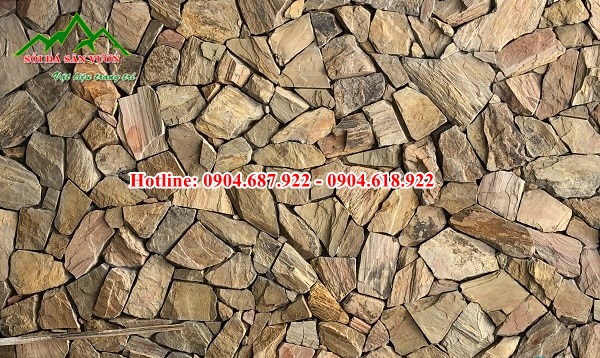 tường đá rối vân gỗ