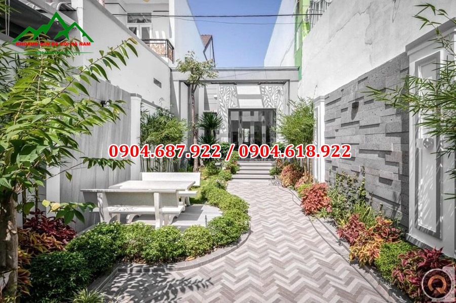 đá ong xám trang trí tiểu cảnh đẹp