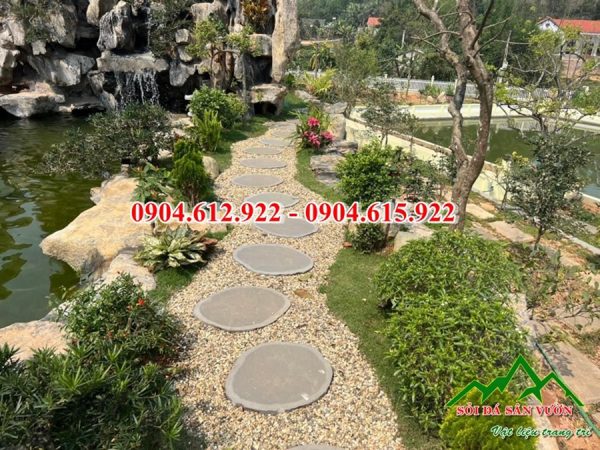 đá bước dạo trang trí tiểu cảnh