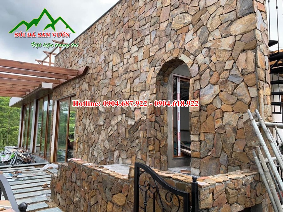 đá rối đa sắc ốp tường