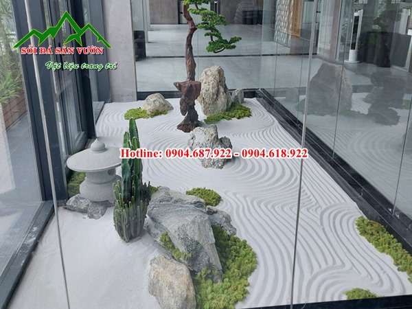 cung cấp cát trắng tiểu cảnh