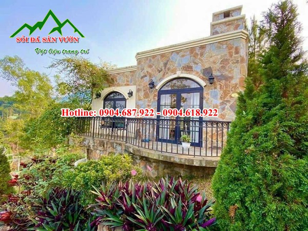 mẫu đá rối đa sắc ốp tường