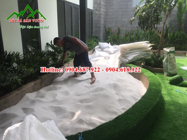 bán cát trắng trang trí tiểu cảnh
