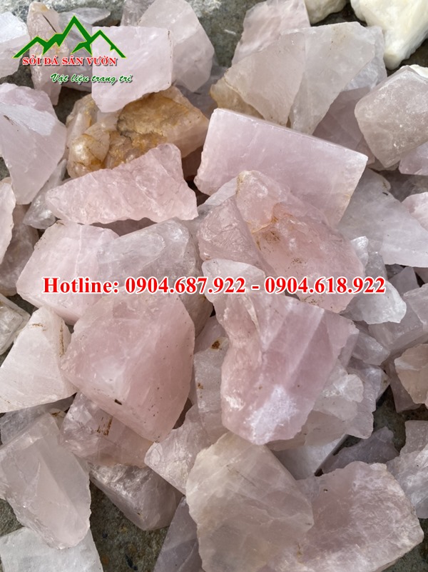 vụn thạch anh hồng thô