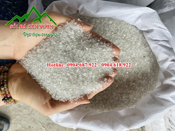 Bán vụn thạch anh trắng