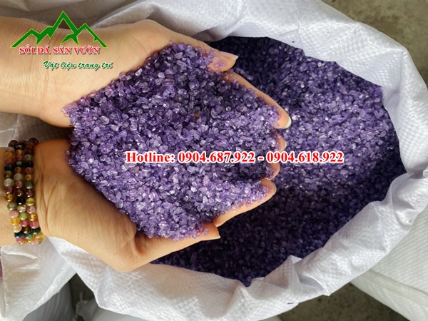 Bán vụn thạch anh tím
