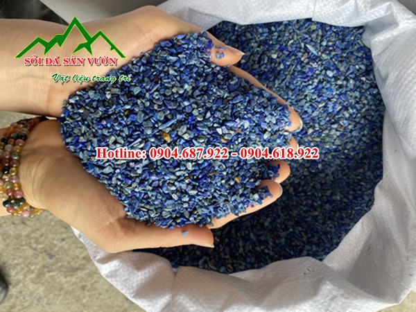 mẫu vụn thạch anh xanh dương