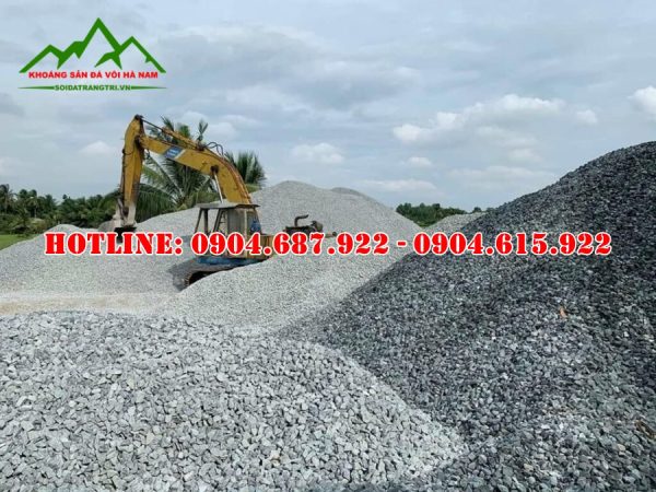 sản xuất đá dăm rải nền và xây dừn