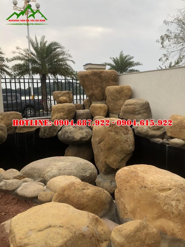 cung cấp đá cuội làm hồ koi